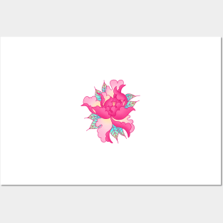 Pink Peony Posters and Art